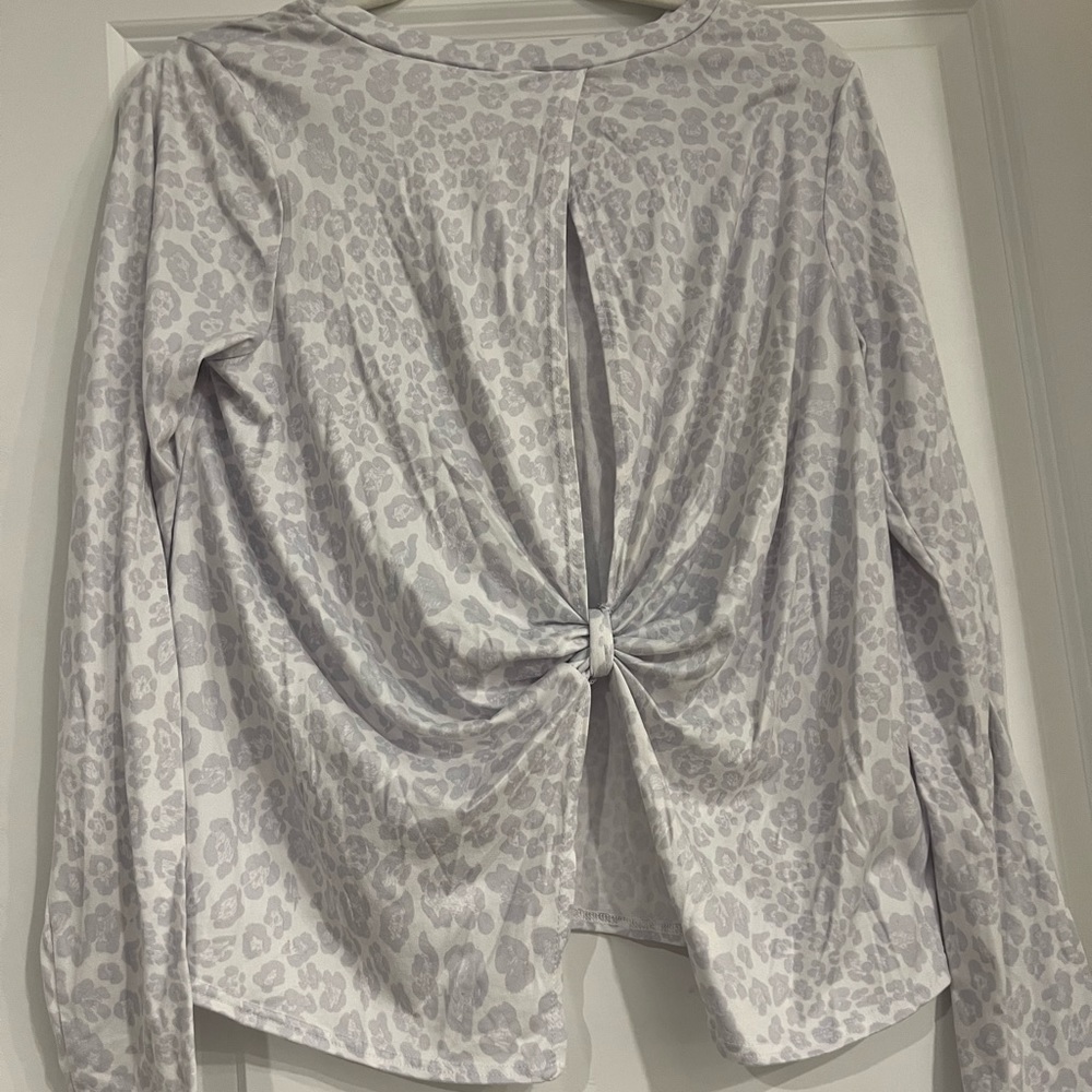 Altard State Revival Long sleeved open back activewear top